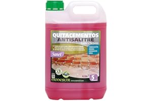 Monestir SANET Quitacementos Antisalitre Limpiador restos de Obra Suelos 5 Litros