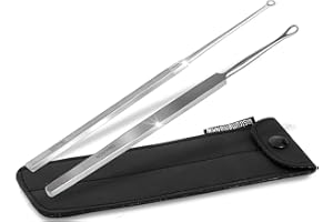 ‎INSTRUMENTENRW Ohrenreiniger Set Schlaufe und Loch Universal Ohrenreinigungs Ohrlöffel Set für Menschen und Tiere