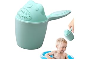 DIOEAZH Baby Haarwaschbecher Badebecher zum Haare Waschen Baby Bad Wasserfall Rinser Becher Shampoo Spülbecher Tasse Für Haarwäsche mit Griff zum Waschen von Babyhaaren