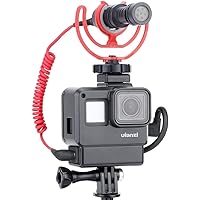 Yantralay School Of Gadgets V2 Vlogging Housing Case with Cold Shoe Mount for Microphone,LED Light Compatible with Hero…