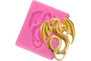 Bontannd Sugarcraft Dragon Silicone Moule Fondant Moule Moule Gâteau Outils Outils Chocolat Gumpaste Moule Candy Cuisine Cuisine Cuisine Cuisine