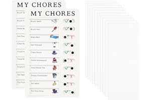 BJBJJIU Checkliste Boards, Chores Chart To Do List Memo Plastiktafeln, 2 Stk To-do-liste-checklisten Memo Nachrichtentafel, Planungstafel Aufgabenplan Checklistentafel für Kinder Erwachsene, mit 10 Papier