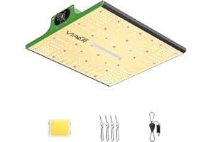‎VIPARSPECTRA VIPARSPECTRA P600 LED Grow Lampe, 2024 Pflanzenlampe Led Vollspektrum, Pflanzenlampen LED Grow Light, Dimmen 0%-100% für Gewächshaus Zimmerpflanzen Sämling Gemüse Blüte für Growzelt 60x60cm 40x40cm