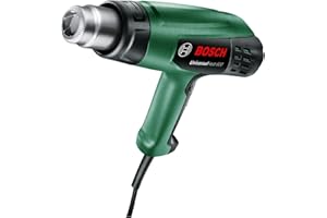 Décapeur thermique Bosch - UniversalHeat 600 (livré avec 1 buse protège-vitres 75mm de largeur, ⌀33,5mm ; 1800W ; débit d'air : 200/350/500l/min, température: 50/300/600°C)