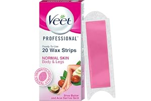 Veet - Full Body Waxing Kit for Normal Skin,20 Strips