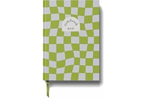 Yop & Tom Lined Notebook (A5) - Green Mosaic - Hardback Journal - Medium Ruled