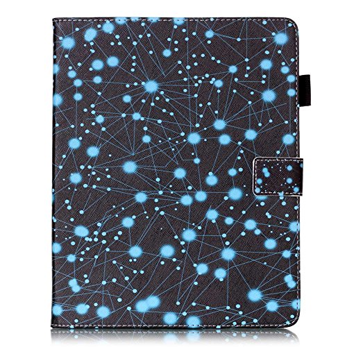 iPad 2 iPad 3 iPad 4 Hülle, Deenor Bunte Malerei and Stylish Wallet Hülle PU Leather Abdeckung Stand Flip Schutzhülle Hülle für Apple iPad 2 iPad 3 iPad 4 Generation.[constellation] - 2