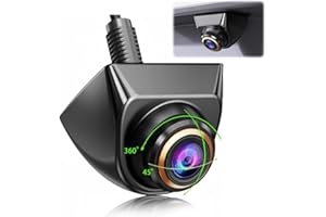 Epronic 360° Rotation Reversing Camera Support Front/Rear View HD Backup Camera with Night Vision IP69K Waterproof Reverse Camera 1080P Rear View Camera for Truck