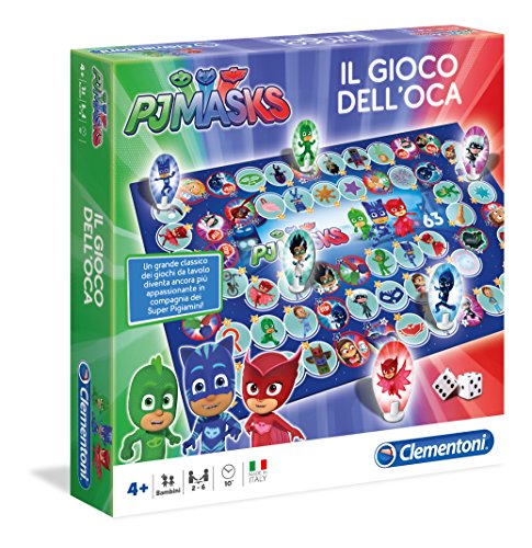 Preisvergleich Produktbild Clementoni 12927 - Societa Spiele PJMasks - Spiel Gans Verschiedene Farben