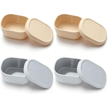 DabbOo 3 Tappi In Silicone Con 3 Cucchiai – Copri Barattoli Per Cibo Umido Per Gatti E Cani, Sigillanti E Adatti A Tutti I Barattoli Standard
