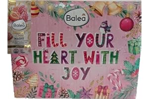 ‎MOUSSEYMOUSSE Balea Adventskalender 2025 mit zusätzlich 2 limitierten Masken Pink Berry Cream Maske für Damen - Fill your Heart with Joy - limitiert