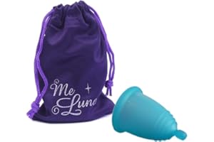 メルーナジャパン MeLuna - Copa menstrual Azul, Soft, Bola, Talla- S