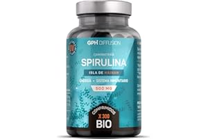 GPH DIFFUSION Spirulina orgánica 500mg - 300 comprimidos