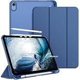 UnDePlus iPad Air 13in&ccedil; M2 ile uyumlu Kılıf Flip Cover Kalem B&ouml;lmeli PC Case A2898 A2899 A2900 Lacivert