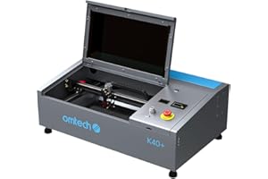 ORION MOTOR TECH OMTech Macchina per Incisione Laser CO2 Incisore Laser 40W 200 X 300mm Stampante Laser Engraver con Connettore USB Universale