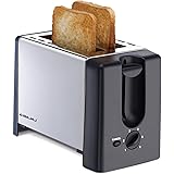 Bajaj ATX 3 700-Watt Pop-up Toaster | 2-Slice Automatic Pop up Toaster| Dust Cover & Slide Out Crumb Tray | 6-Level Browning