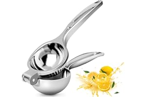 Lilibeila Manual Lemon Squeezer Lemon Juicer Heavy Duty Citrus Juicer Metal Lime Squeezer Orange Squeezer Manual Juicer Lemon Squeezer Press Lime Juicer Citrus Fruit Squeezer
