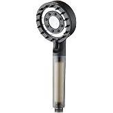 Promosyonca Masaj U&ccedil;lu Duş Başlığı, 5 Fonksiyonlu, Değiştirilebilir Filtreli,Tasarruflu Duş Başlığı (Gri Masaj Filtreli)