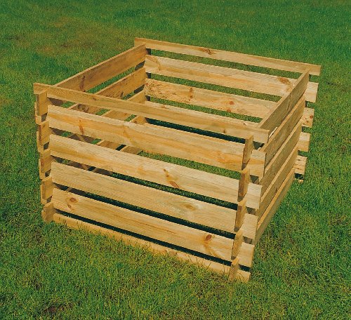 Preisvergleich Produktbild Komposter Holz 100 x 100 x 70 cm
