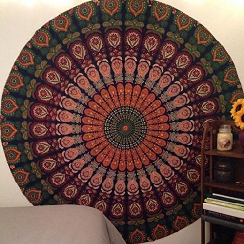 Xinan Round Strand Pool Home Duschtuch Decke Tischdecke Yoga-Matte (4) - 4