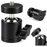 Kyrotech 360 D&ouml;ner Mafsallı Vida Adapt&ouml;r&uuml;, 1/4 Bağlantı Uyumlu Tripod ve Monopod Aksesuarı, Kamera, Akıllı Telefon, GoPro, Mi