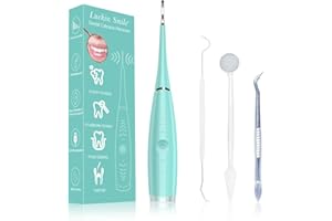 WULOVE kit pulizia denti tartaro idropulsore dentale, rimuovi tartaro denti e Macchie di Denti elettrico per uso quotidiano da casa