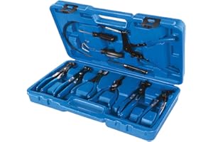 Silverline Tools 984748 Jeu de pinces pour colliers de tuyaux, bleu, 18-54 mm