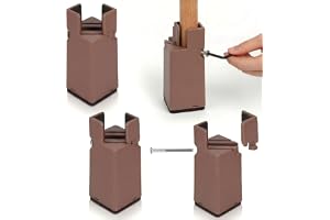 Xummi Möbelhöjning 5 cm/10 cm höjd, 4 stycken höjning för möbelben upp till 50 mm, stöder 5000 lb, möbelhöjning för säng, bor