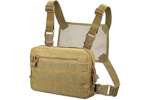 WYNEX Borsa rigida per torace tattica, kit borse ricognizione Custodia frontale EDC da combattimento per Wargame