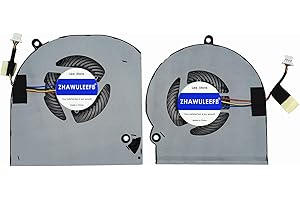 ZHAWULEEFB Replacement New CPU+GPU Cooling Fan for Dell Alienware 15 R3 R4 P69F Series EG75070S1-C270-S9A EG75070S1-C260-S9A DC5V 0.40A Fan