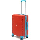 Cotpoly Medium Suitcase, Polypropylene Suitcase, Capella Shockproof Suitcase (Red Medium)