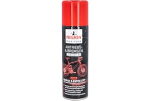 ‎NIGRIN NIGRIN BIKE-CARE Fahrrad Kettenreiniger, 300 ml Sprühdose, Fahrradkette reinigen, entfettet Fahrradketten