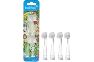 Brush-Baby WildOnes Replacement Brush Heads (for Ages 0-10 Years) Pack of 4