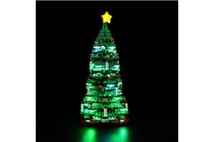 GEAMENT Oświetlenie LED Kompatybilne z LEGO Choinka 40573 Model do Składania Klocków (Zestaw Modeli Niezawarty)