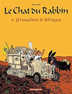 jaquette livre Chat du Rabbin (Le) - tome 5 - Jérusalem d'Afrique