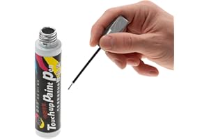 GoodTradeHub Retouche Peinture Voiture, Stylo - Pinceau Réparation des Rayures Auto, Carrosserie (Argenté)