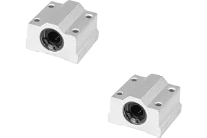 S SIENOC Kullagerhållare/kullagerset för 3D-skrivare, 8 mm linjär styrstång (2, kullager)