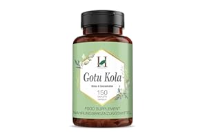 H&C HERBAL INGREDIENTS EXPERT H&C Gotu Kola (Centella Asiatica) Kapseln/Tabletten – 750 mg, 150 Stück (5 Monate), für Gedächtnis und Konzentration