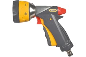HOZELOCK - Multi-Jet Spray Gun Ultramax Pro Metal : For Intensive Watering, Ergonomic and Extremely Robust (Metal Body), Locking Function and Flow Control: 7 Spray Patterns [2698 0000]