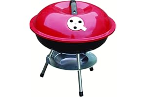 BEST PRICE SQUARE HambleBB-BBQ201 Redwood Leisure 14-inch Portable Barbecue - Red