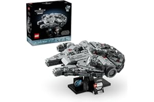LEGO Star Wars Sokół Millennium, Zestaw Kolekcjonerski dla Dorosłych Fanów Gwiezdnych Wojen, z Okazji 25. Rocznicy, Dekoracje do Domu, Pomysł na Prezent dla Mężczyzny, dla Niego i dla Niej, 75375