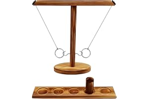 ‎JOYCABIN Joycabin Hooks Ring Toss Game für Kinder Erwachsene, Ring Toss Hook und Ring Indoor, Toss Haken und Ring Spiel, Haken Ring Toss Game, Interaktives Haken Ring Wurfspiel für Home Party