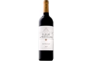 CASTEL CHATEAUX GRANDS CRUS Fleur de Pedesclaux - AOP Pauillac - Vin Rouge - Second Vin du Château Pedesclaux - Millésime 2019 - 1 bouteille x75cl