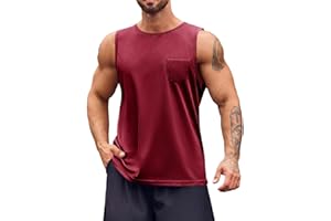 Runcati Tank Top Herren Ärmelloses Männer T-Shirt Sport Training Fitness Muskelshirt Bodybuilding Mode Tops