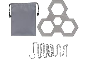 GENERIC Driibubur - Treppiede da campeggio per barbecue e catena regolabile per trasformare il ramo in treppiede da fuoco da campeggio