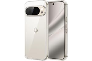 ‎JETECH JETech Etui dla Google Pixel 10/10 Pro 2025, Nie Żółknie Odporny na Wstrząsy Pokrowiec Ochronny, Odporne na Zarysowania, Twardy Tył PC (Przezroczyste)