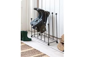 Garden Trading Farringdon Welly Stand Crafted in Steel | Indoor Use Only | H52 X W54 X D20cm