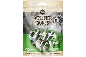 FLUVAL Zeus BetterBones Os à mâcher pour chien, saveur de viande d’agneau à la menthe, 7,5 cm