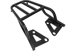 Garsent Motorcycle Racks, Grom MSX125 Rear Luggage Rack, Black Iron Motorcycle Cargo Carrier, Larger Storage Space, Fine Workmanship