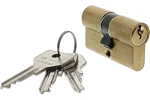 CISA 10G300130, Cilindro Europeo C2000, Ottone Smerigliato, 35/35 mm